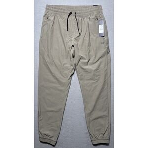 Legend Jogger Sweatpants Mens Large (32x30) Tan Minimalist Basic Casual Comfort‎